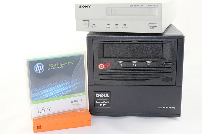 Fitas HP, Sony e Dell